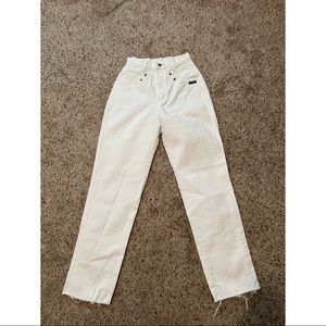 Vintage Rockies white denim jeans